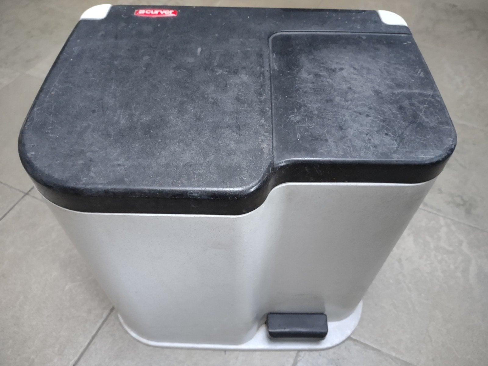 Prullenbak, 40 liter of meer, Ophalen, Kunststof