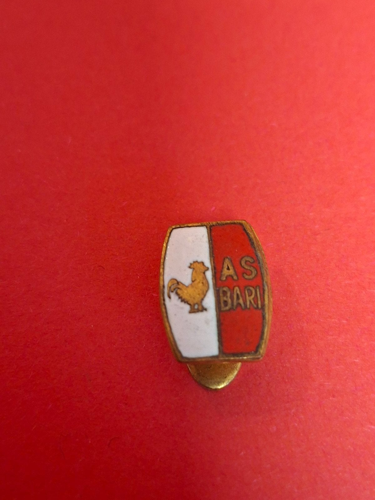 Knoopsgat speld AS BARI voetbal, Ophalen of Verzenden, Gebruikt, Sport