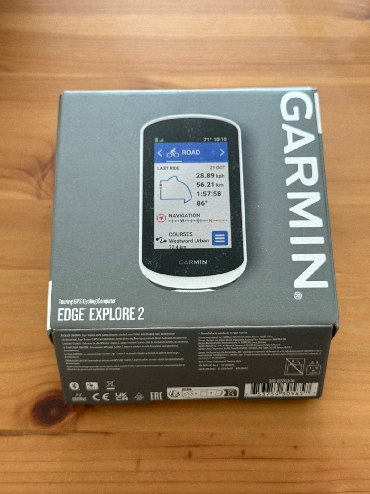 Garmin Edge Explore 2 fietscomputer met GPS (echt als nieuw), Ophalen of Verzenden, GPS, Zo goed als nieuw
