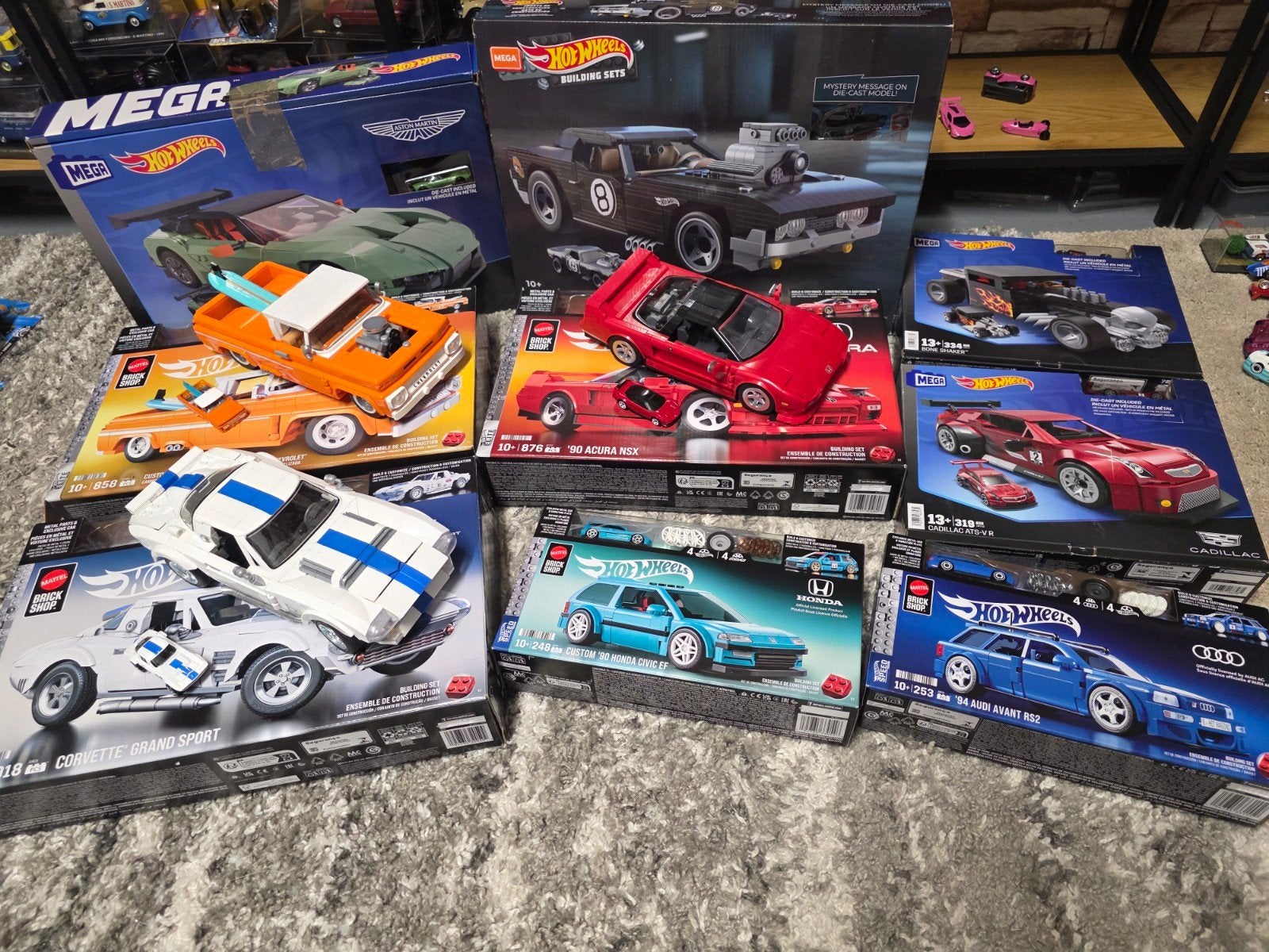 Partij hotwheels bouwsets, Ophalen of Verzenden, Zo goed als nieuw