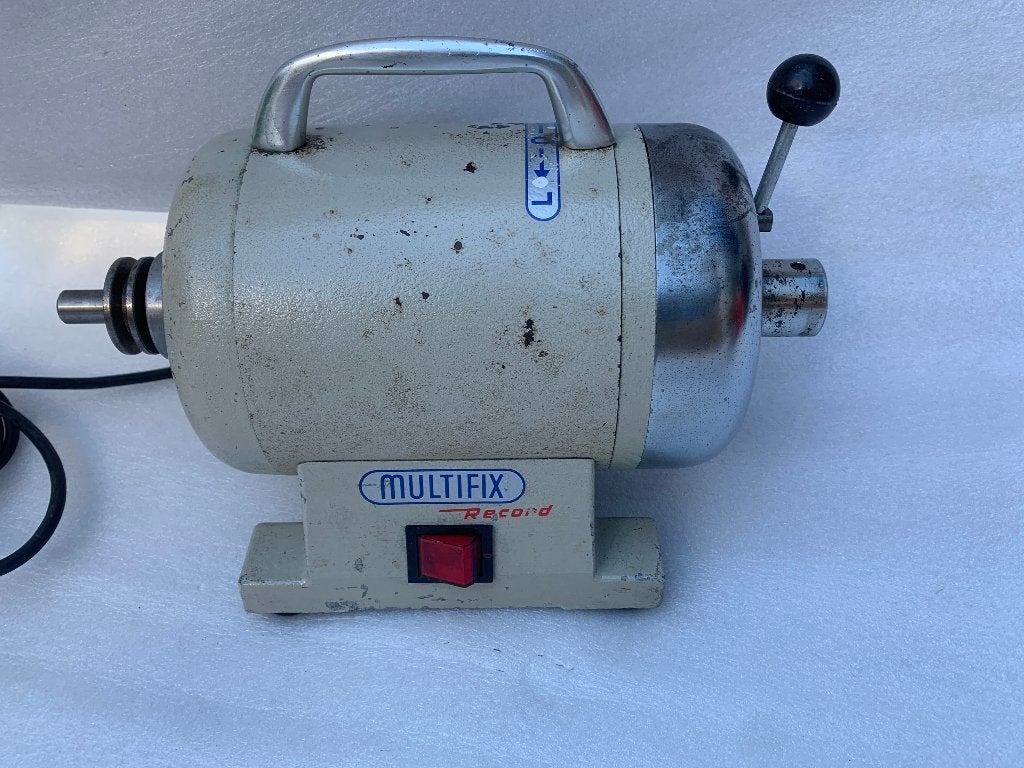 Multifix Record Motor – Zware Uitvoering (Bergeon), Ophalen of Verzenden, Gebruikt, Metaaldraaibank