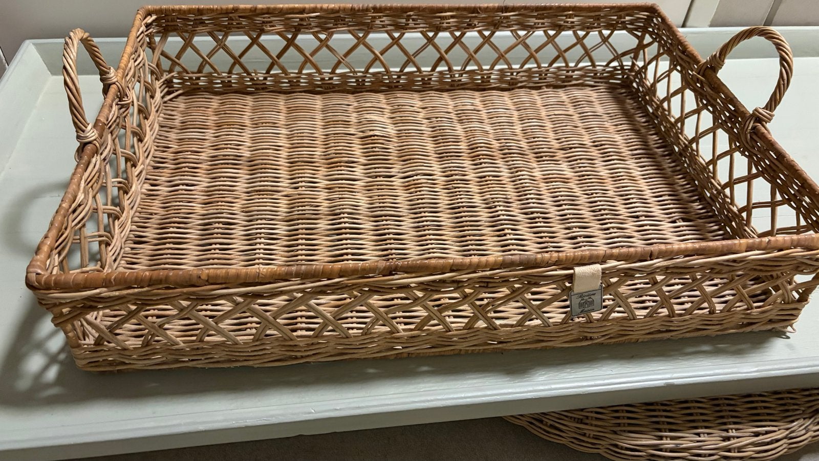 Riviera Maison dienblad in top conditie - 60x40x10 cm, Ophalen, Zo goed als nieuw, Rechthoekig, Overige materialen