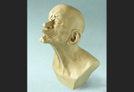 Minatuur gaper van Frans Messerschmidt., Wit, Object, Ophalen of Verzenden, 11 cm