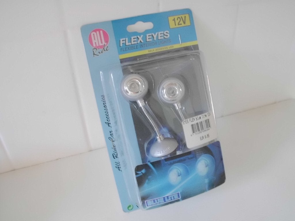 All Ride Flex Eyes, NOS set van 2 blauwe led lampjes 12 V, Ophalen, Zo goed als nieuw
