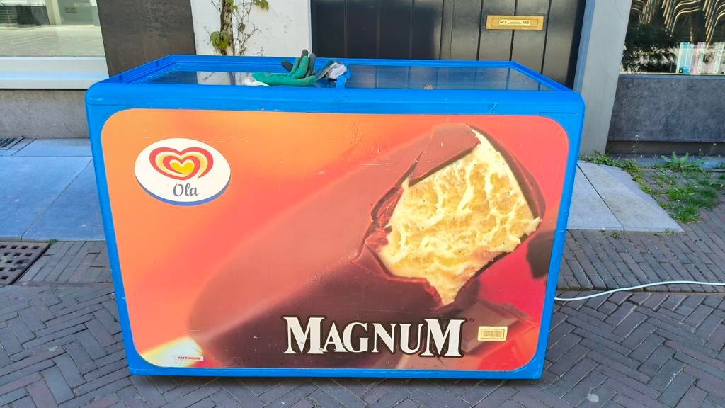 Ola Magnum ijsvries / ijsvrieskist – werkt goed, Ophalen of Verzenden, 60 tot 90 cm, 160 cm of meer