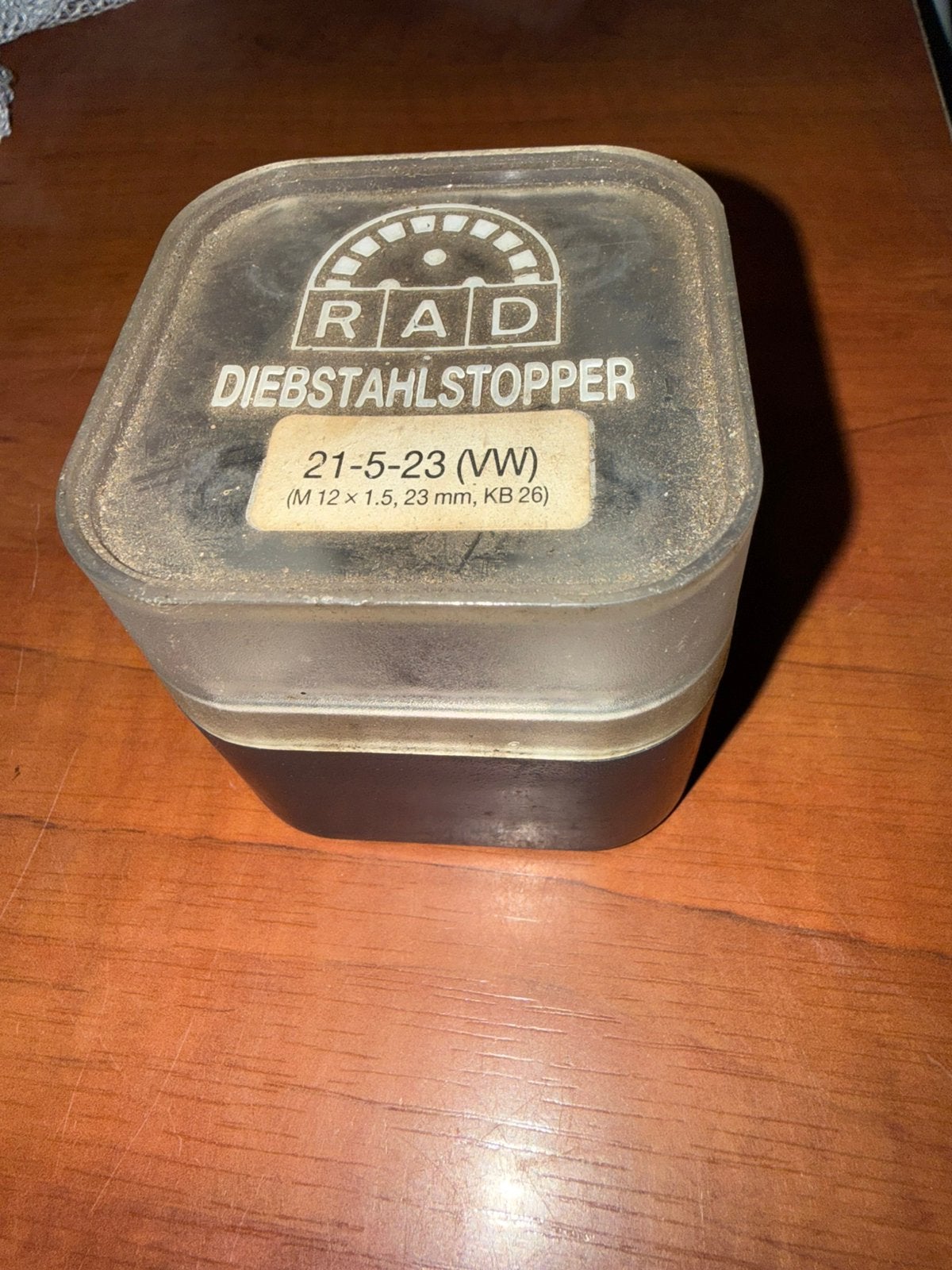 Rad anti diefstal bouten Volkswagen m12, Ophalen of Verzenden, Nieuw