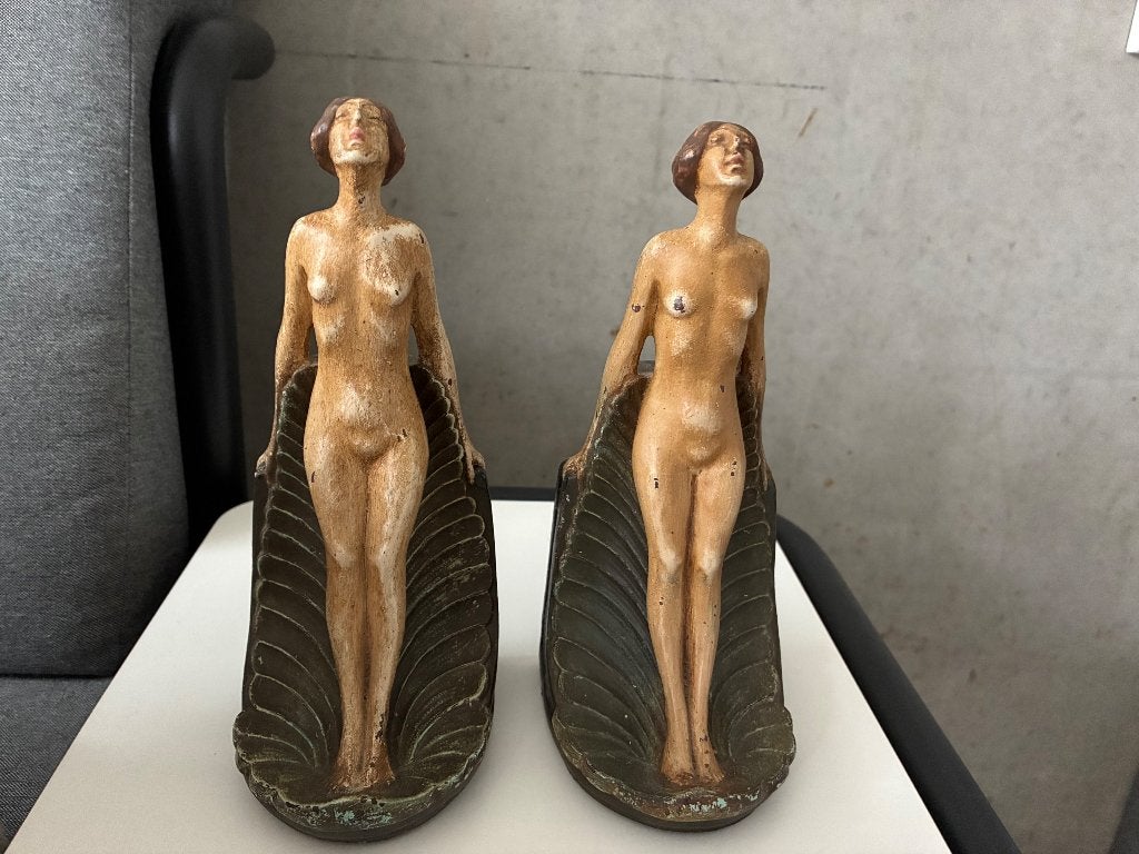 Beeld, Antiek en Kunst, Houtsnijwerk, Minder dan 20 cm, Verzenden, Art deco