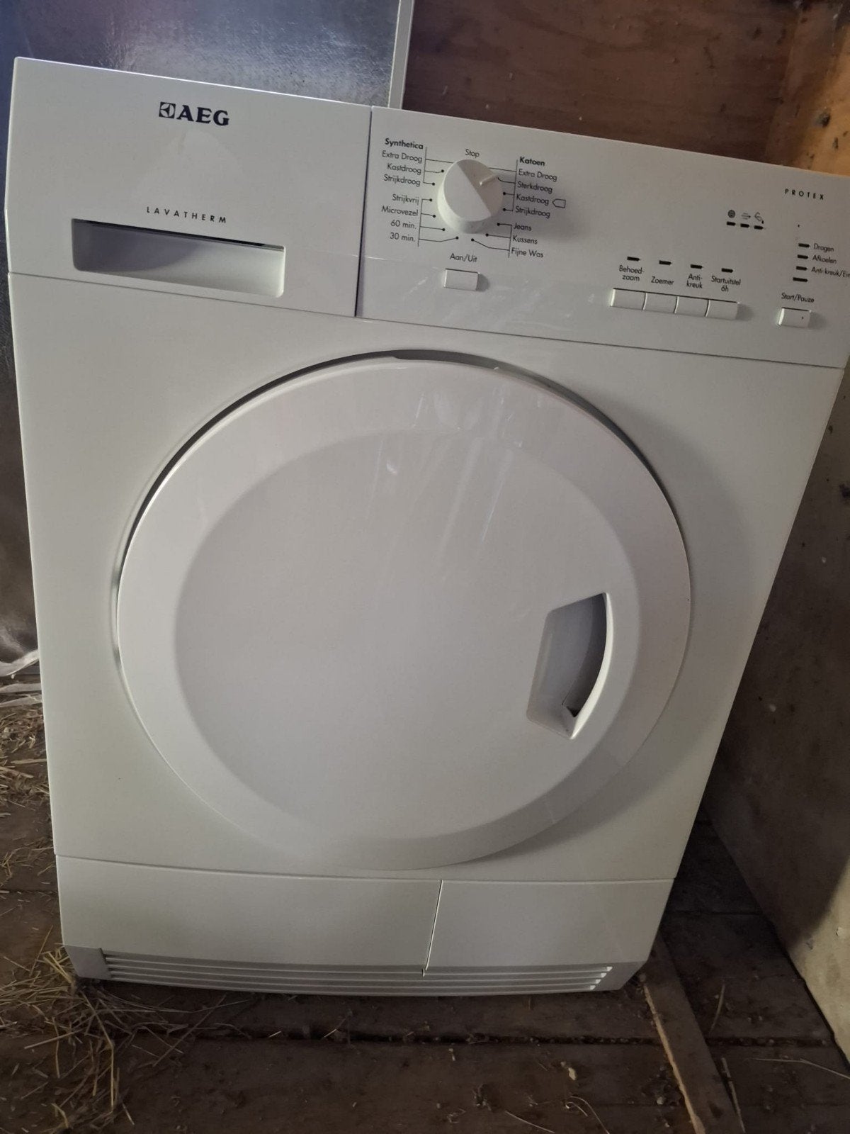 Aeg condensdroger protex, Ophalen, 6 tot 8 kg, Gebruikt, Voorlader