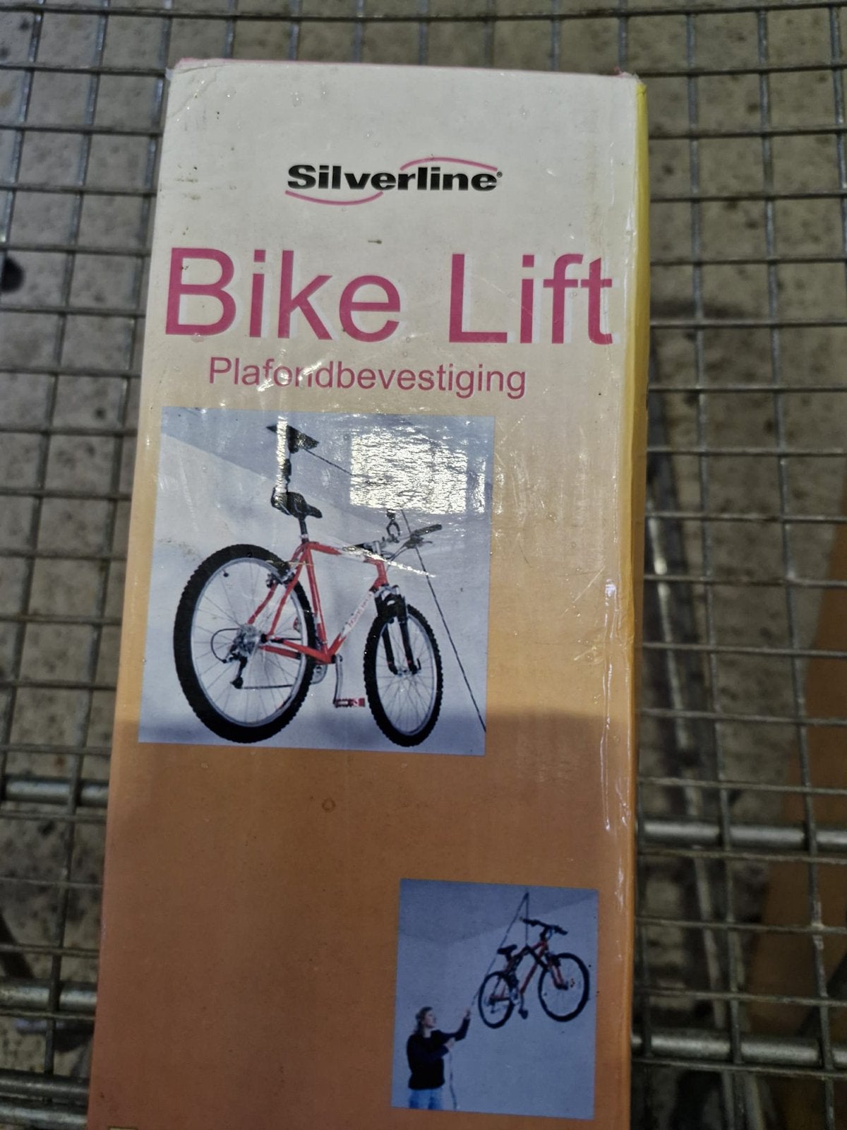 Silverline Bike Lift Plafondbevestiging Fietslift, Ophalen of Verzenden, Nieuw