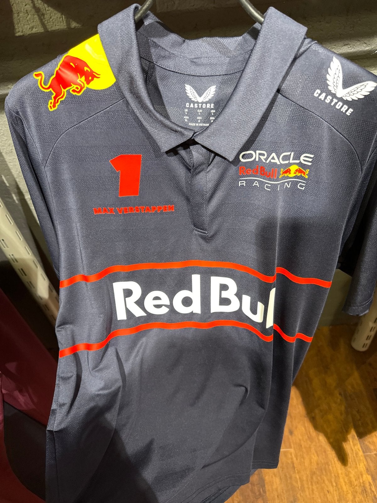 Nieuw Red Bull Racing F1 Max Verstappen Polo Shirt Castore L, Ophalen of Verzenden, Nieuw