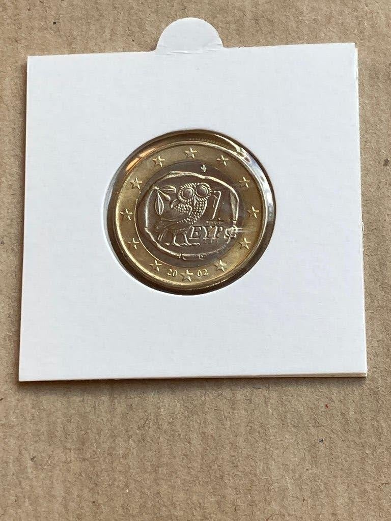 (87) 1 Euro Griekenland 2002. UNC., Ophalen of Verzenden, Griekenland, 1 euro, Losse munt