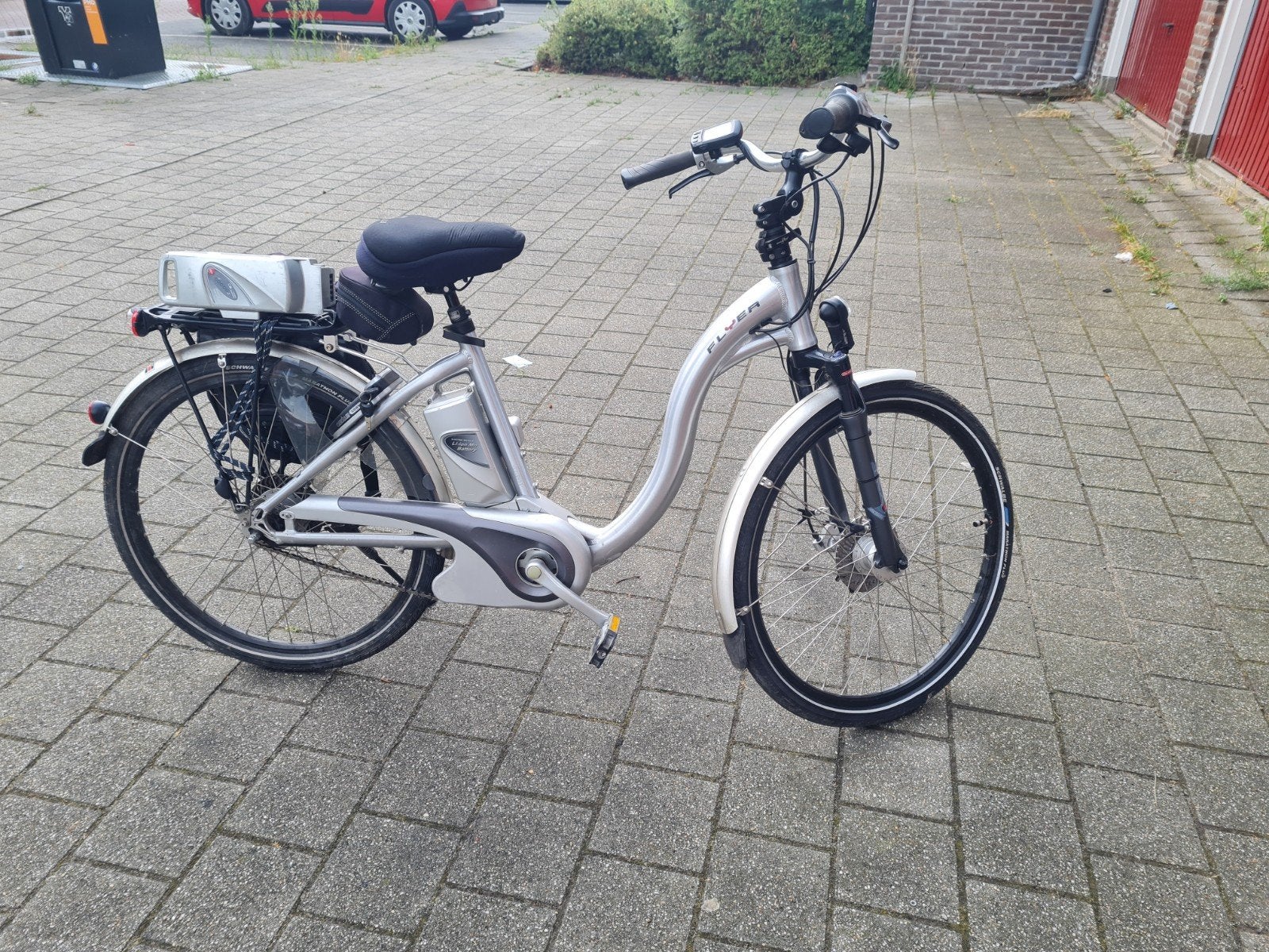 Flyer E-bike met 2 accu's, Nexus 8 en werkende verlichting, 50 tot 53 cm, Ophalen of Verzenden, Gebruikt, Overige merken
