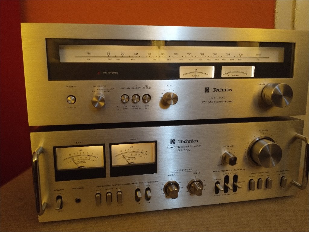 Technics SU-7700 (Serviced) & Technics ST-7600, Ophalen of Verzenden, Zo goed als nieuw, Tuner of Radio, Overige merken