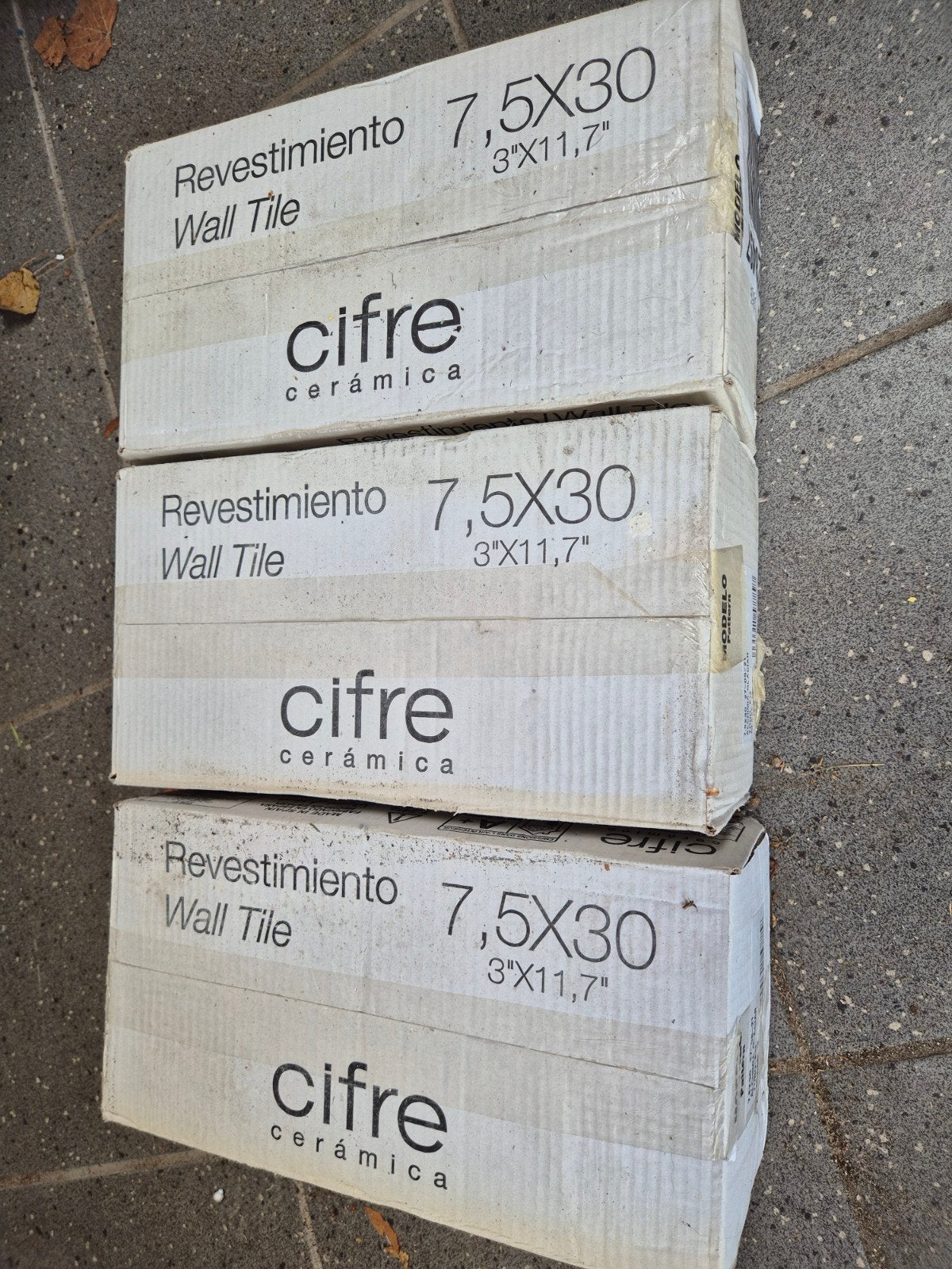 cifre ceramica tegel 7,5 x 30 wit, Ophalen, Overige materialen, Wandtegels, Minder dan 20 cm