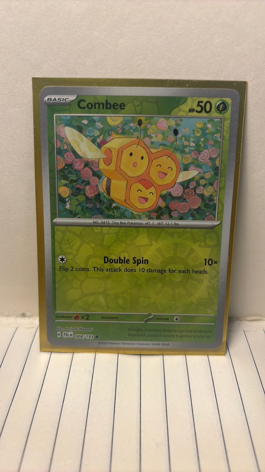 Combee 008/193 reverse holo paldea evolved pokemon kaart, Ophalen of Verzenden, Nieuw