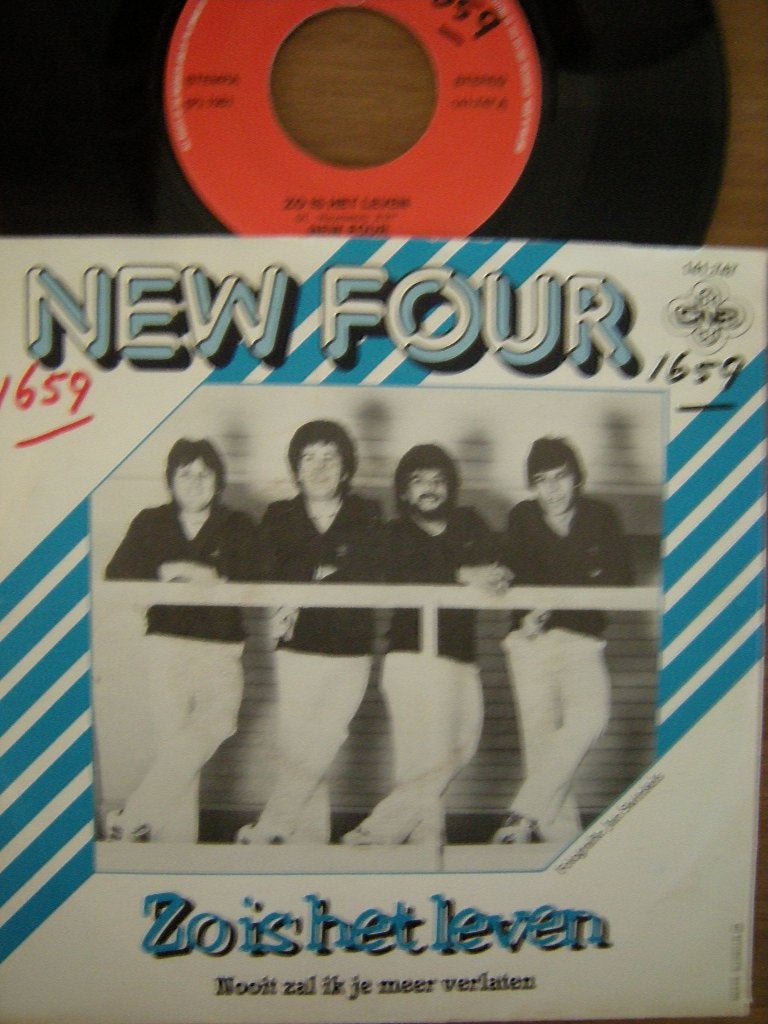 New Four (Zo is het leven), Cd's en Dvd's, Gebruikt, 7 inch, Ophalen of Verzenden, Levenslied of Smartlap