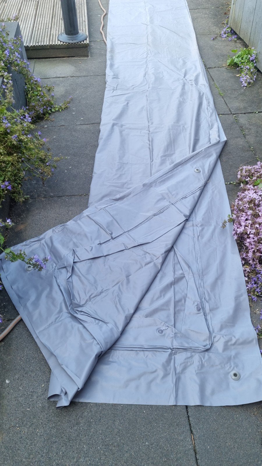 Grondzeil met opstaande opblaasbare rand 270 x 390 cm, Ophalen of Verzenden, Zo goed als nieuw