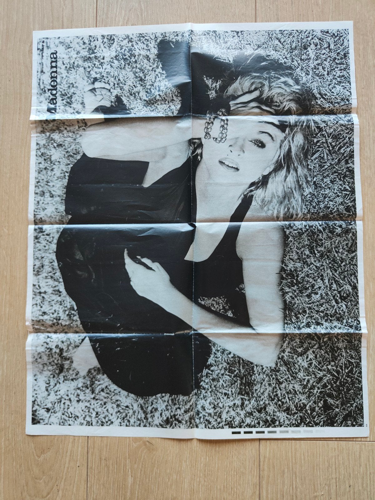 Supergrote Madonna poster uit de Hitkrant., Verzamelen, Tijdschriften, Kranten en Knipsels, Ophalen of Verzenden, 1980 tot heden