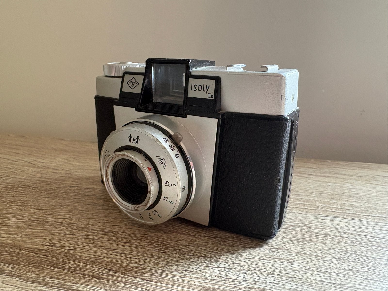 Agfa Isoly IIa Vintage Camera - Klassieke Fotografie, Audio, Tv en Foto, Fotocamera's Analoog, Ophalen, Gebruikt, Compact, Overige Merken