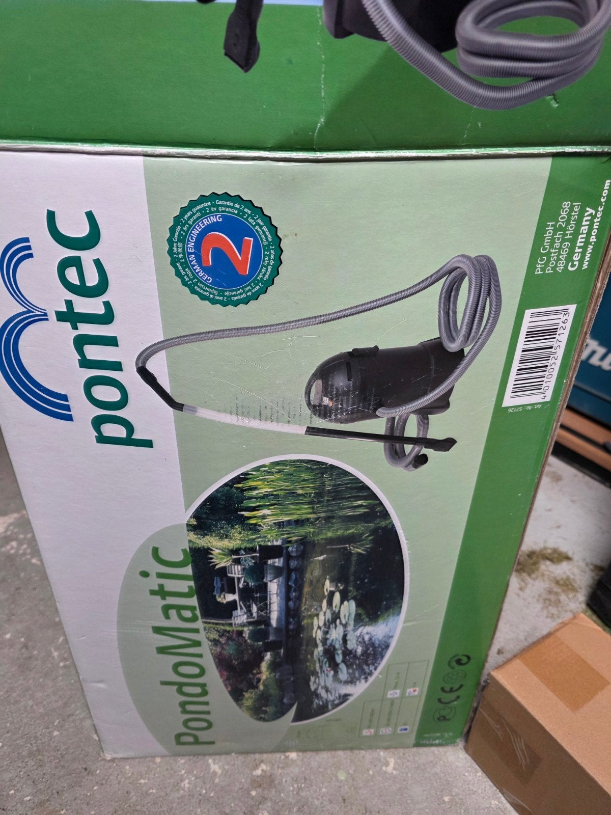 Pontec PondoMatic Vijverstofzuiger, Ophalen, Zo goed als nieuw, Vijverstofzuiger