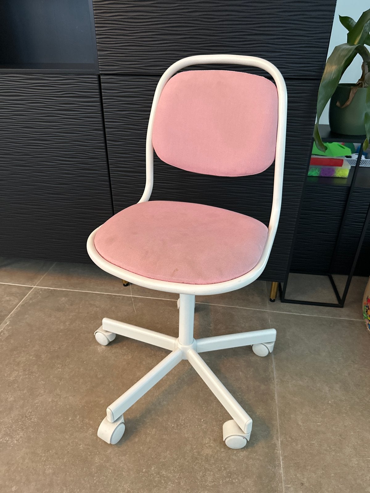 IKEA kinder bureaustoel - roze, Ophalen, Gebruikt, Stoel(en)