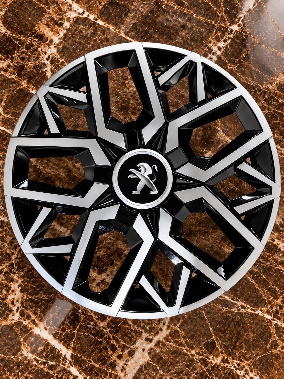 14 inch Wieldop Set - Highgloss Silver Geschikt voor Peugeot, Peugeot, Nieuw, Ophalen of Verzenden, Peugeot
