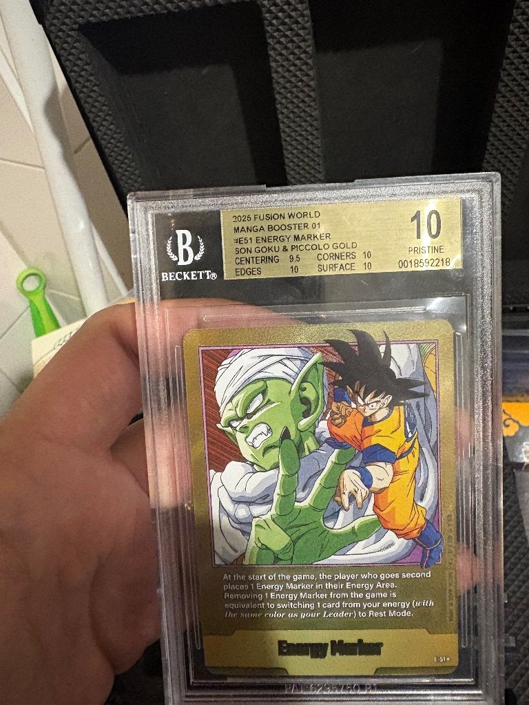 E-51 energy marker bgs 10 fusion world dragon ball sb, Ophalen of Verzenden, Nieuw