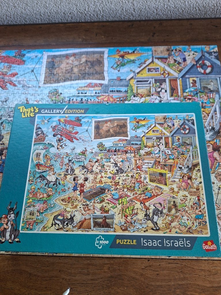 Puzzel Galery edition ,,Isaac Israels,,, Hobby en Vrije tijd, Denksport en Puzzels, Ophalen of Verzenden, 500 t/m 1500 stukjes