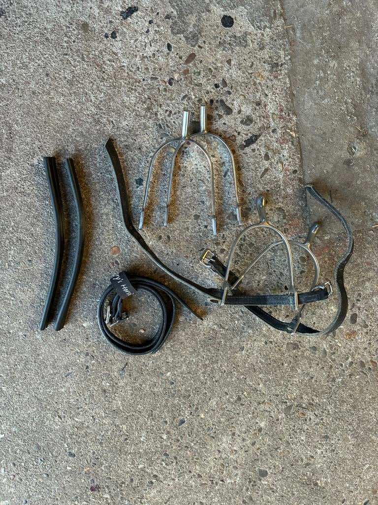 2 paar sporen met riempjes, Ophalen of Verzenden, Gebruikt