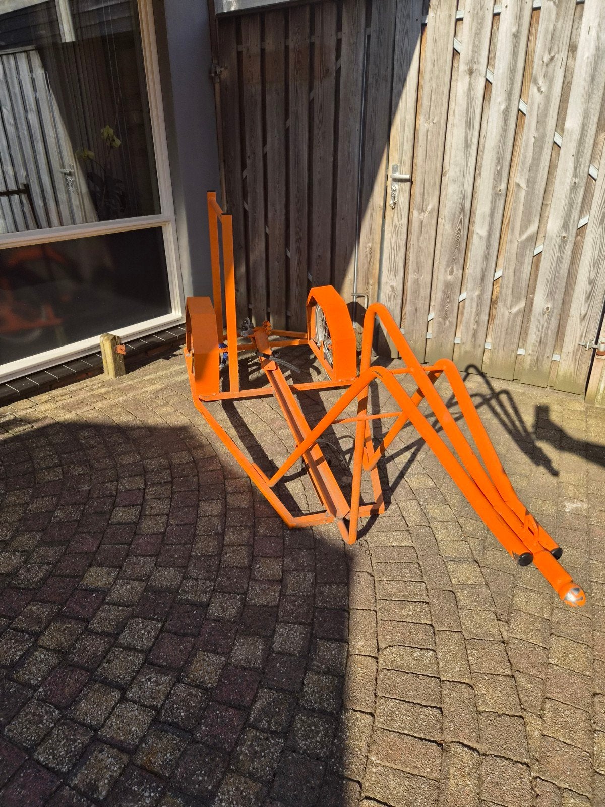 Grote fietsaanhanger / fietstransporter, Ophalen, Zo goed als nieuw, Overige typen, 80 kg of meer