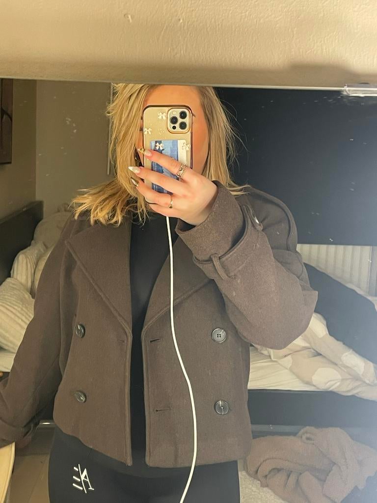 Bershka jas maat S, Ophalen of Verzenden, Nieuw, Maat 36 (S), Bruin
