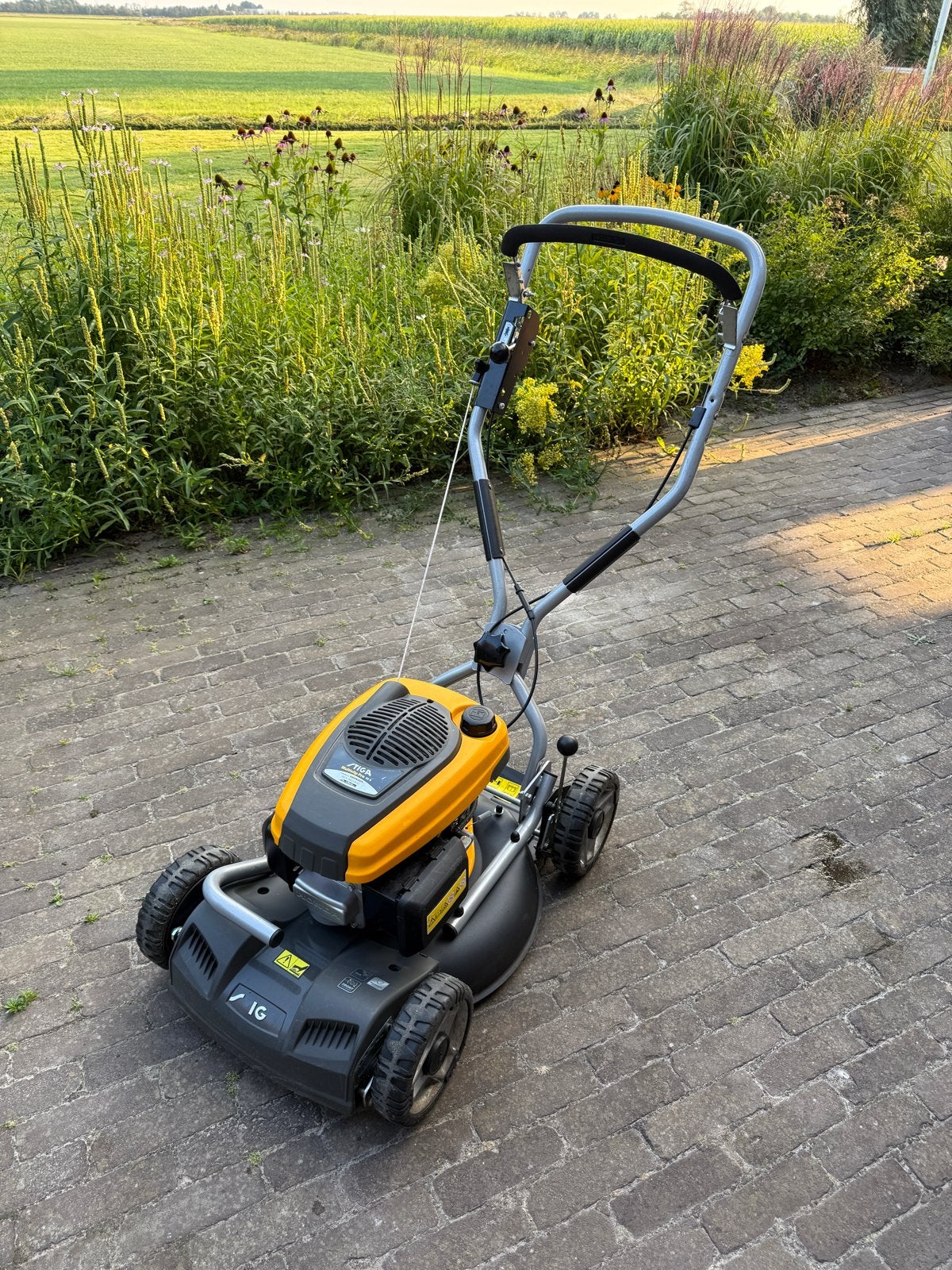 Stiga Multiclip Pro 50 S grasmaaier - defecte aandrijving, Ophalen, Cirkelmaaier, Gebruikt, Mulchfunctie
