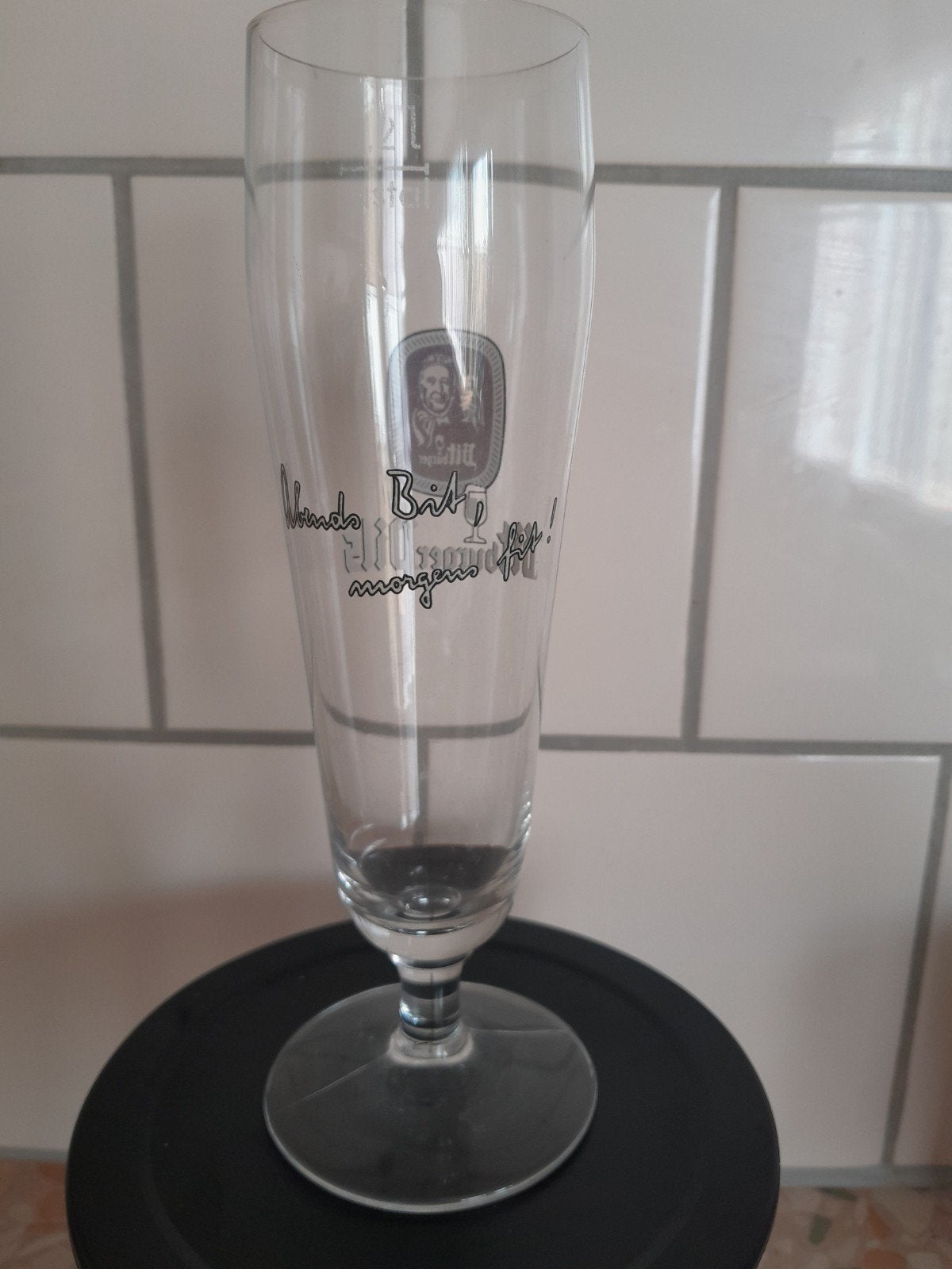 Bitburger Pils bierglas - Vintage verzamelobject, Verzamelen, Ophalen