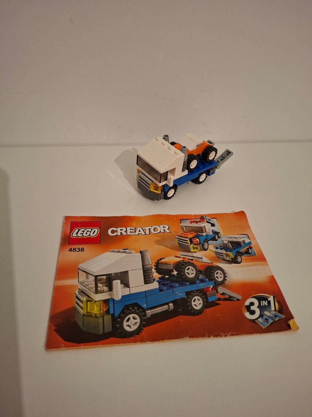 Lego creator 4838 compleet met boekje, Lego, Compleet, Ophalen of Verzenden, Zo goed als nieuw