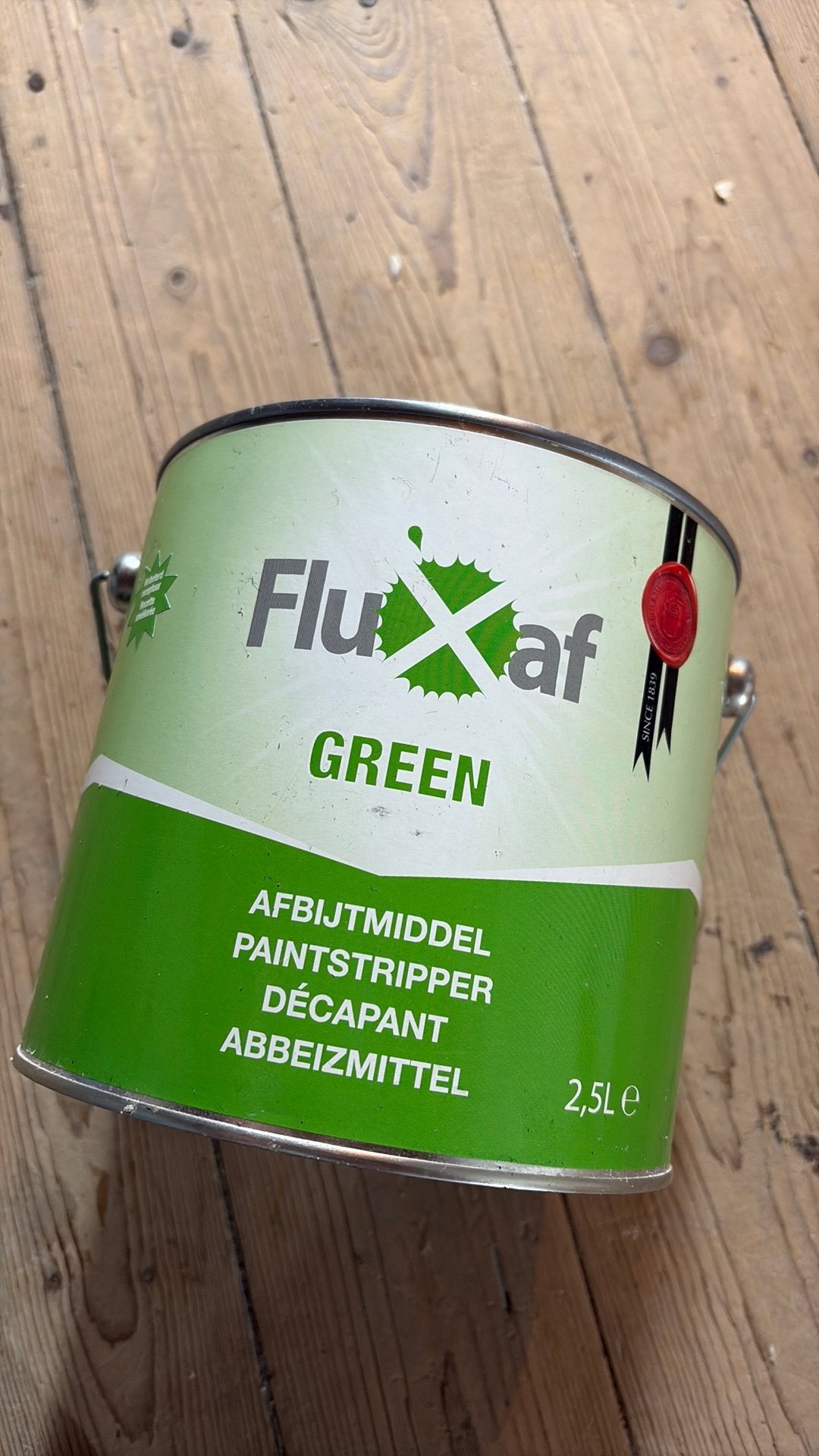 2,5L Fluxaf green afbijtmiddel, Ophalen, Nieuw, Groen