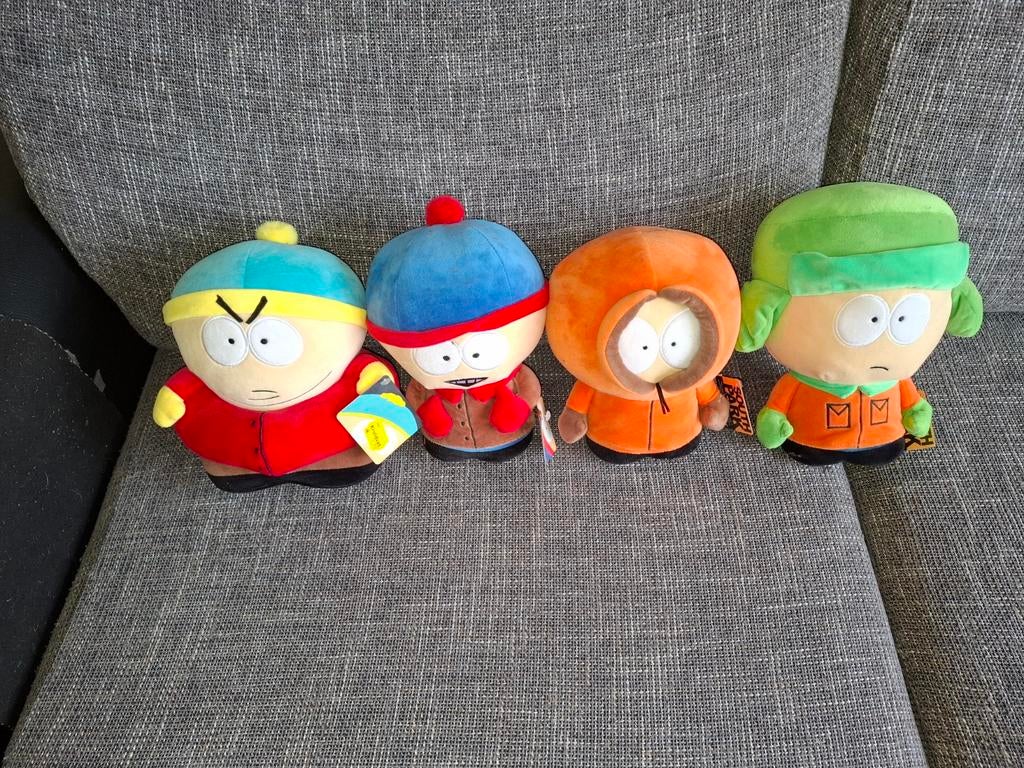 South Park Pluche Poppen Set - Cartman, Stan, Kenny, Kyle, Ophalen of Verzenden
