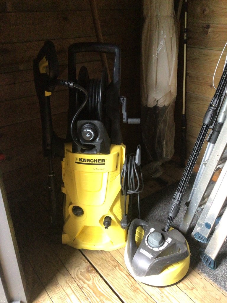 Kärcher hogedrukreiniger, Tuin en Terras, Ophalen, Gebruikt, Elektrisch, Kärcher