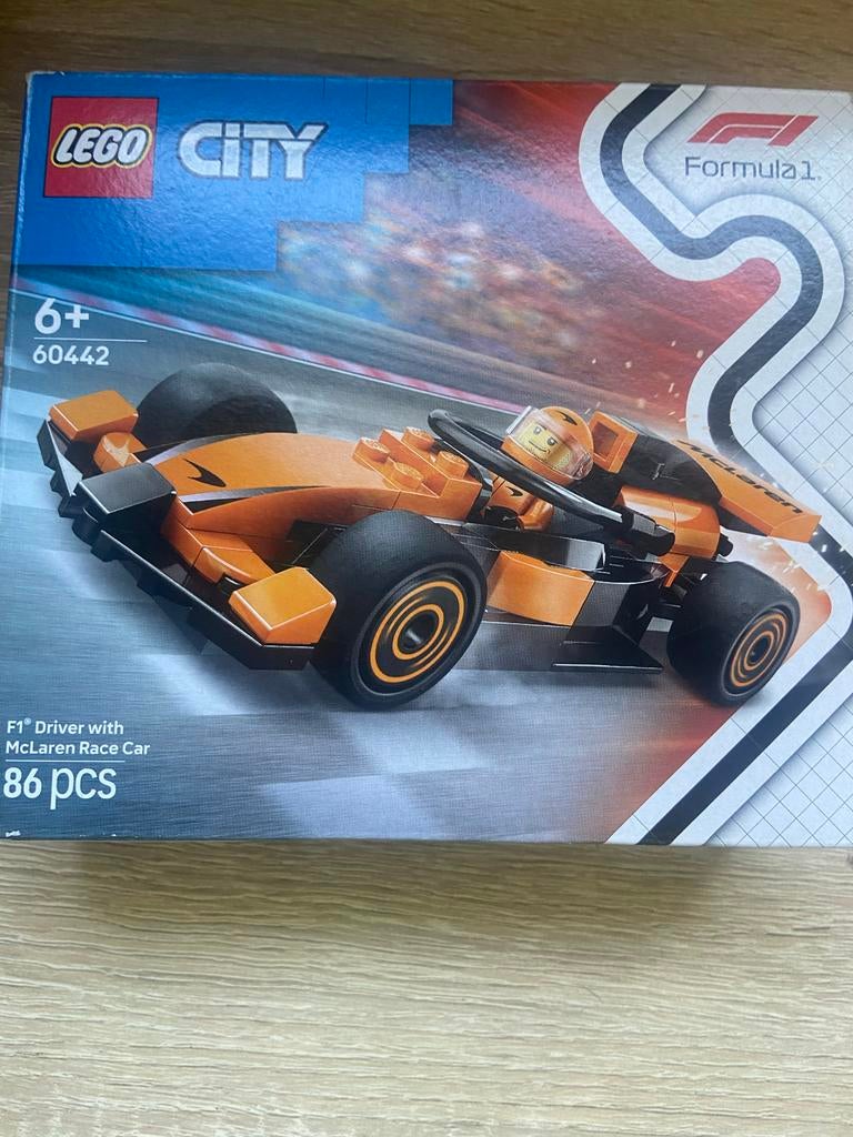 LEGO City Formule 1 McLaren Raceauto 60442, Ophalen of Verzenden, Nieuw, Jongen of Meisje