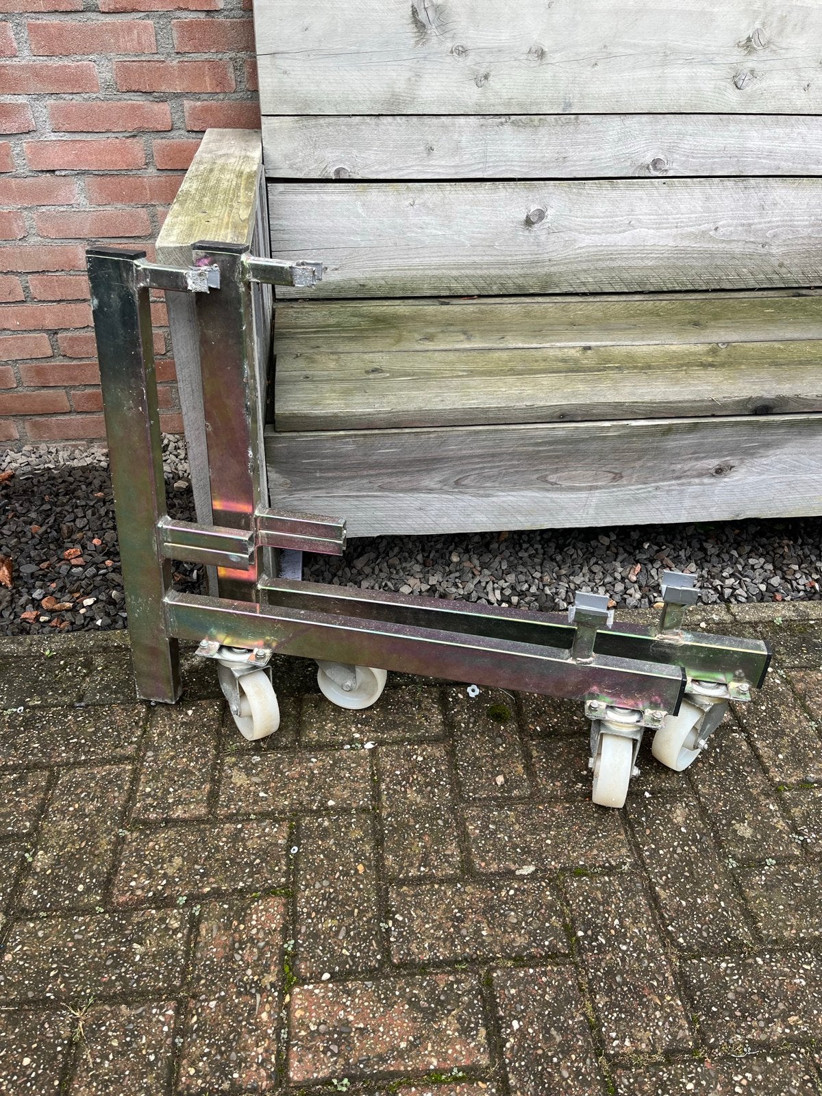 Kantelbeugels voor Jamet vouwwagen, Ophalen