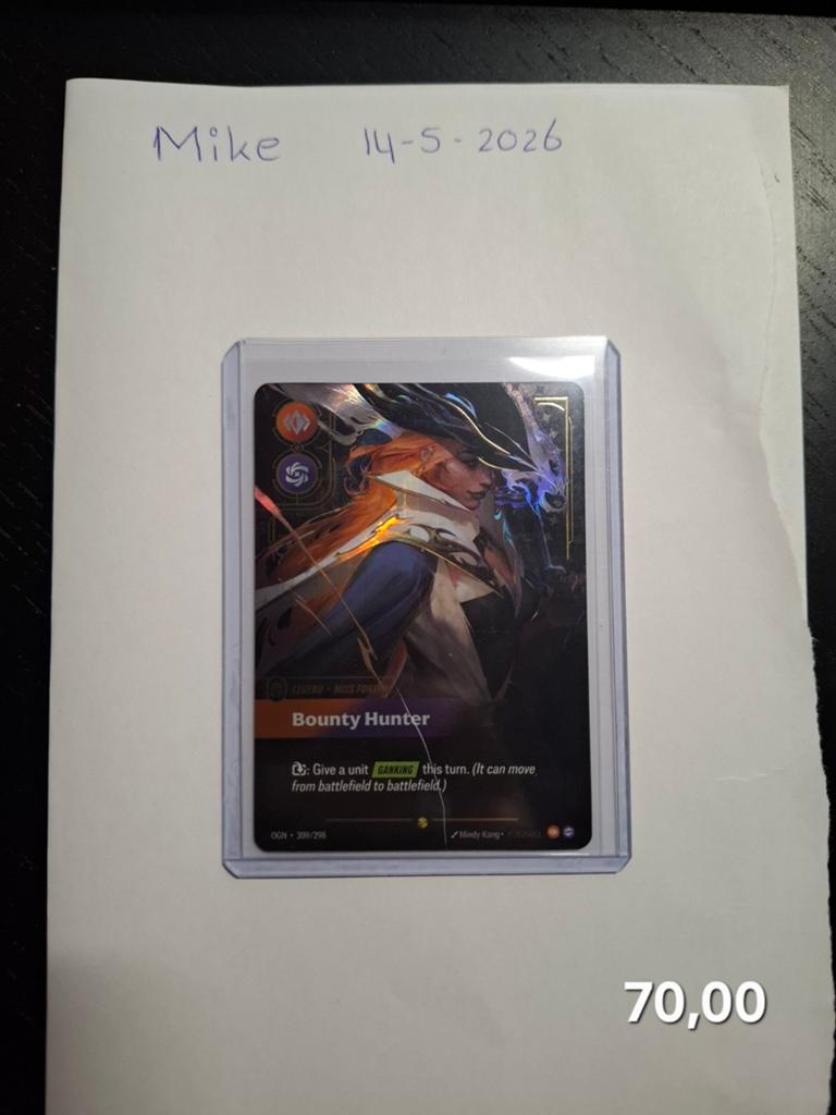 Bounty Hunter Miss Fortune Overnumbered Riftbound TCG Kaart, Verzenden, Nieuw, Losse kaart