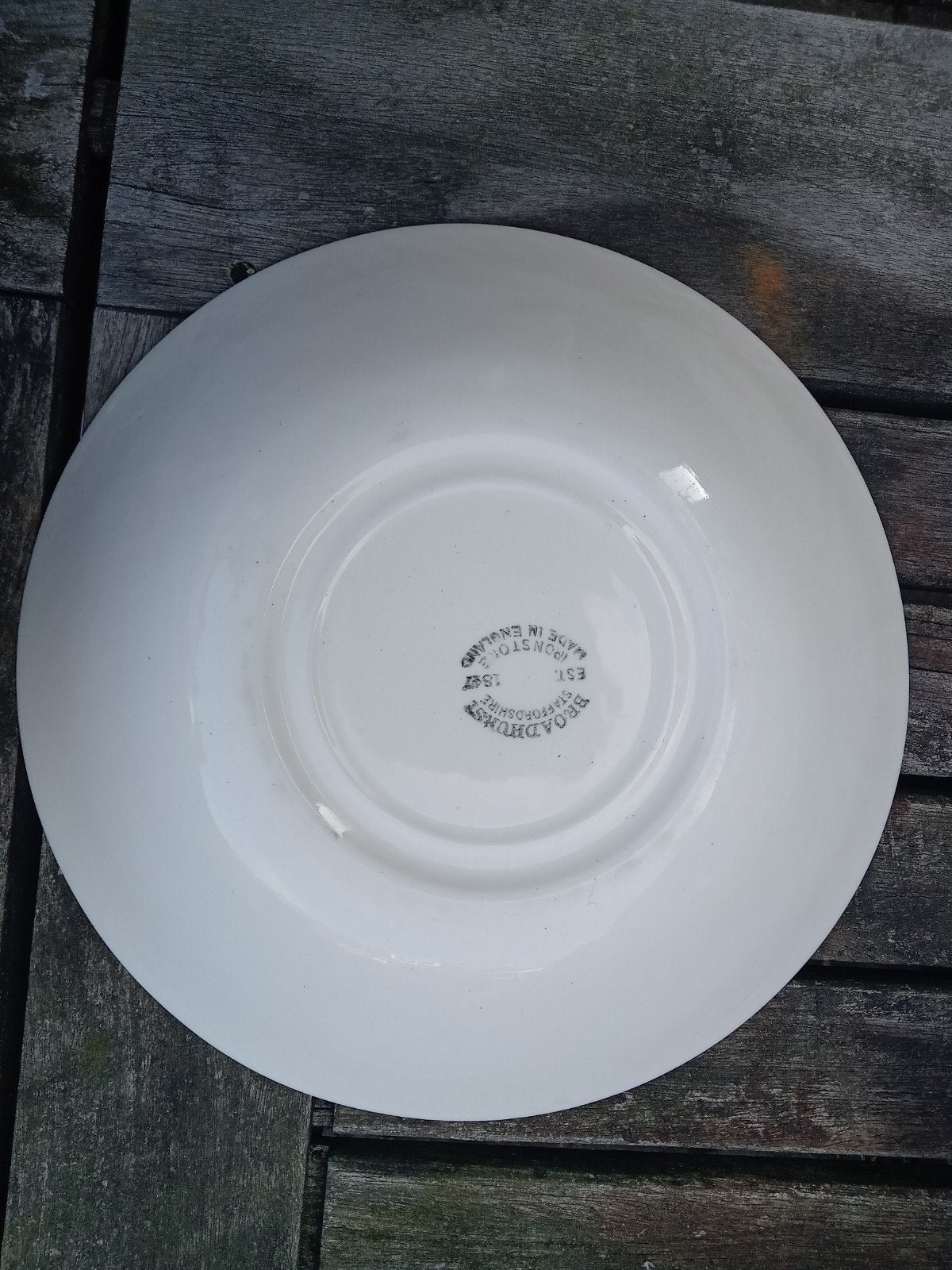 Vintage Broadhurst Staffordshire borden (set van 3), Ophalen of Verzenden