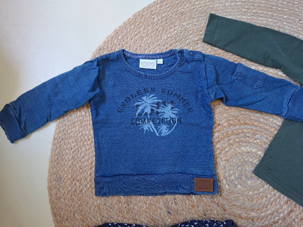 Set van 15 shirts - mt 68, Ophalen of Verzenden, Zo goed als nieuw, Jongetje, Shirtje of Longsleeve