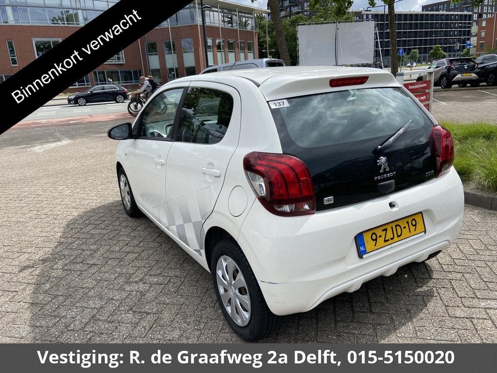 Peugeot 108 1.0 e-VTi Active | 5 deurs | Airco | Mistlampen, Voorwielaandrijving, Stof, Gebruikt, Euro 6