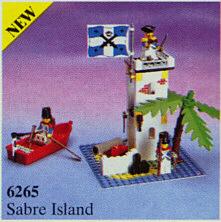Lego Pirates Pirates I Imperial Soldiers 6265 Saber Island, Gebruikt, Lego, Compleet, Complete set