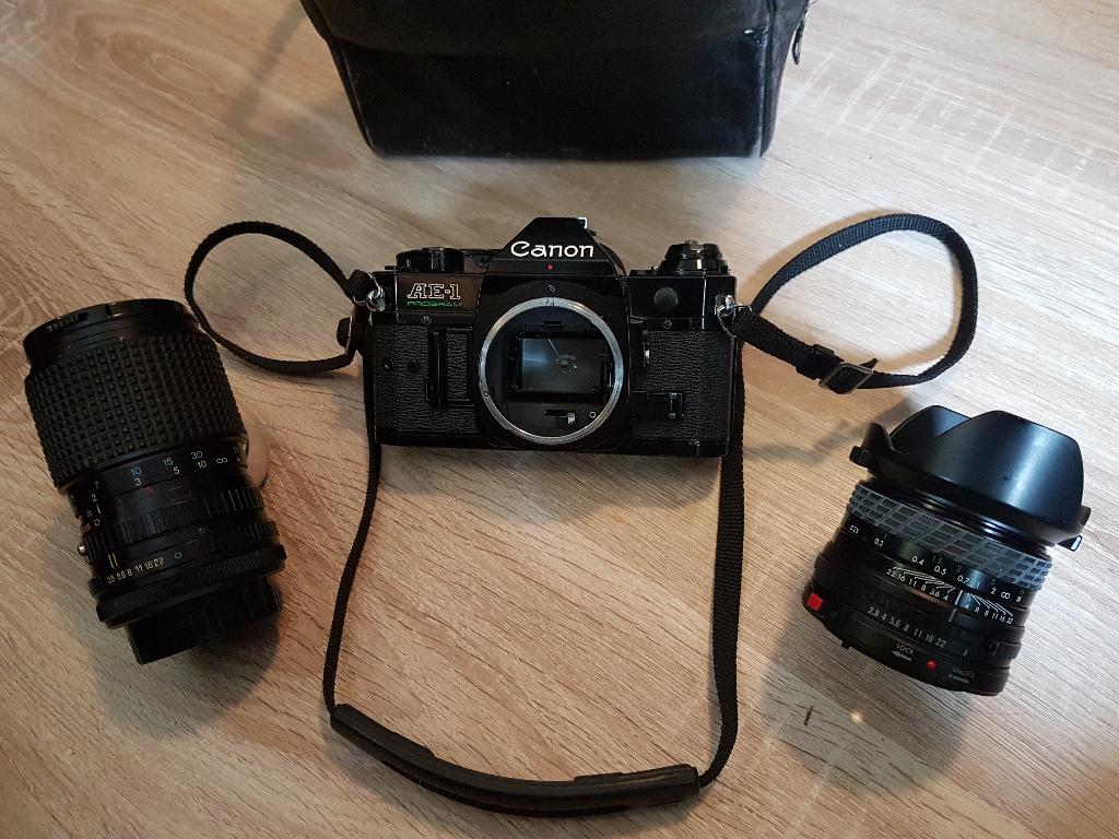 Canon AE-1 , analoge camera, Audio, Tv en Foto, Fotocamera's Analoog, Ophalen, Gebruikt, Spiegelreflex, Canon