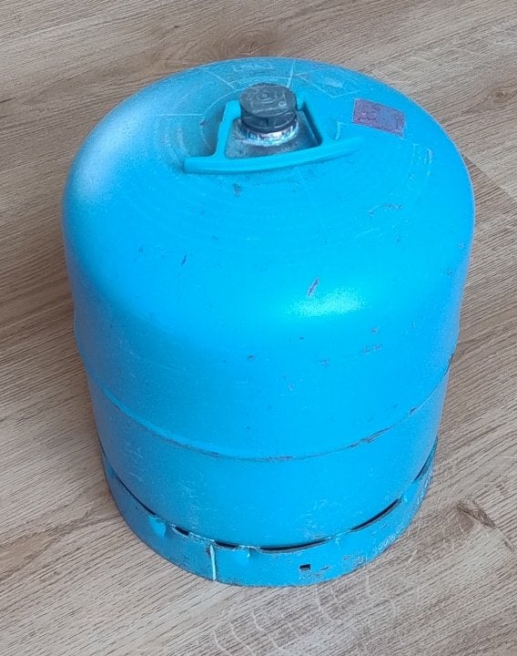Campingaz gasfles 907 (VOL), Caravans en Kamperen, Kampeeraccessoires, Ophalen, Zo goed als nieuw