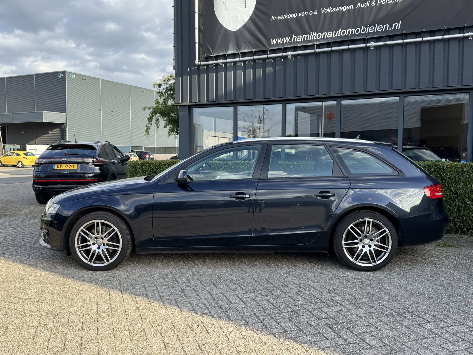 Audi A4 Avant 1.8 TFSI 120pk Aut. Pro Line Business Navi NL, Euro 5, Gebruikt, 4 cilinders, Blauw