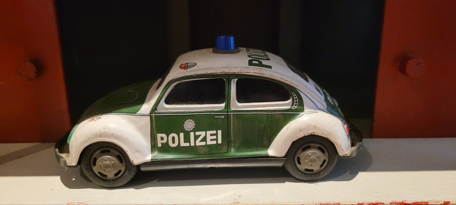 Blikken Volkswagen Kever Duitse Politie S.H. Japan, Ophalen of Verzenden
