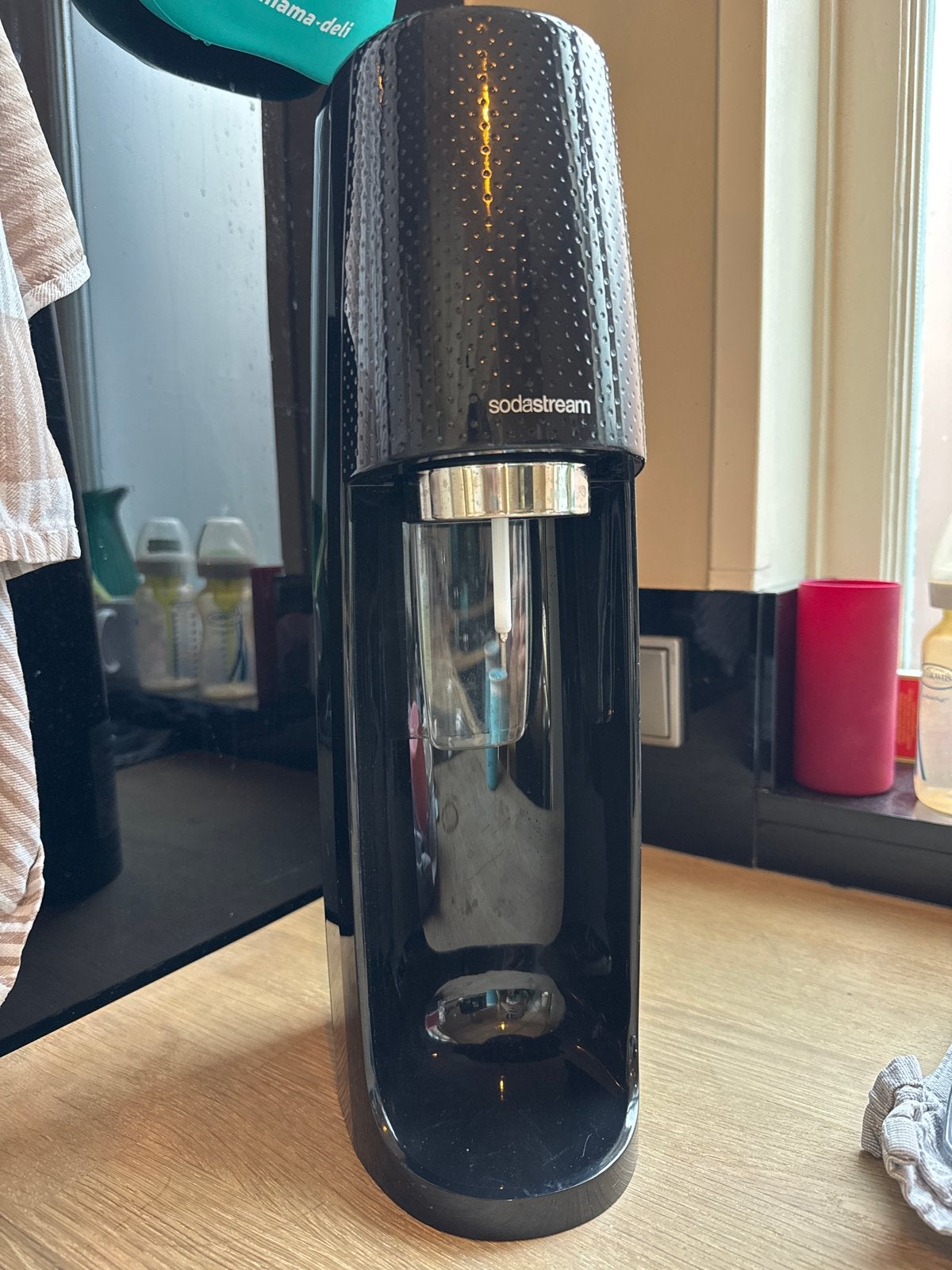 Sodastream bruiswaterapparaat - Zwart, Ophalen, Gebruikt