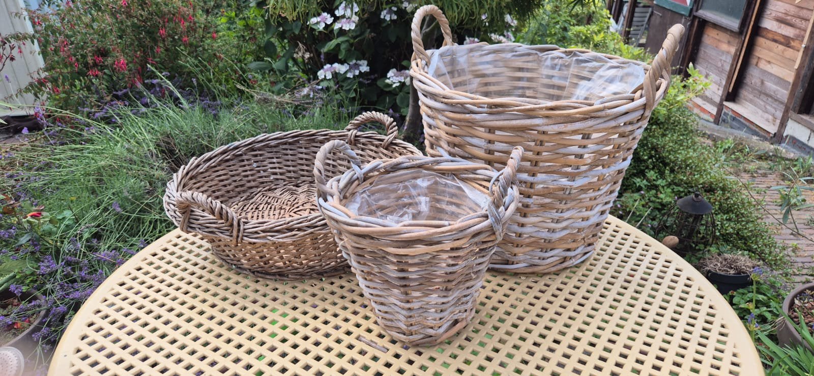 Brocante planten manden voor in de tuin, serre, Ophalen of Verzenden, Zo goed als nieuw